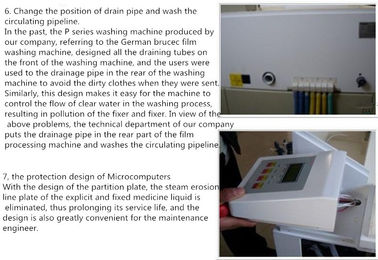 Nhà phát triển phim y tế X Ray, Máy giặt phim 220v 50 / 60hz