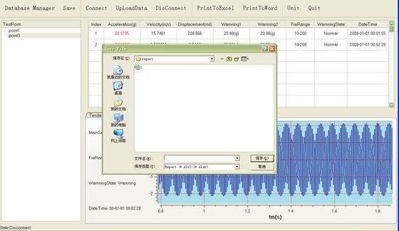 Biểu đồ quang phổ thời gian thực Máy đo độ rung Máy đo độ rung Máy đo độ rung Máy phân tích độ rung cầm tay
