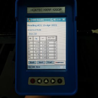 Máy phân tích hợp kim cầm tay / Nhận dạng hợp kim Máy dò PMI SI-PIN HXRF-120DP