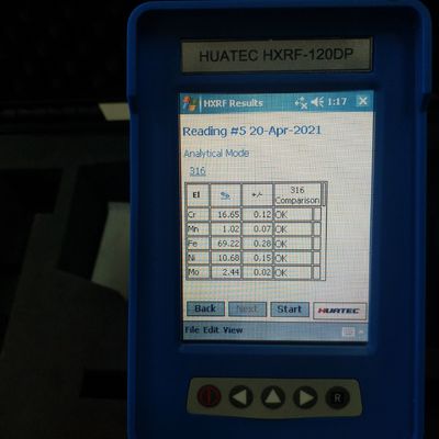 Máy phân tích hợp kim cầm tay / Nhận dạng hợp kim Máy dò PMI SI-PIN HXRF-120DP
