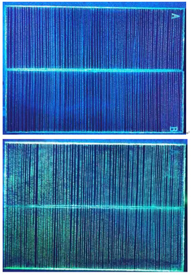 Twin NiCr Sensitivity Panels Cracked TypeIASTM E1417 AMS 2647D ISO 3452 JIS Z 2343-3