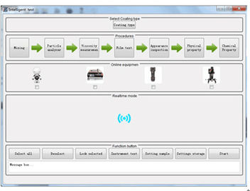 Hệ thống kiểm tra robot công nghiệp 4.0 với bộ trộn để đạt được sự phân tán
