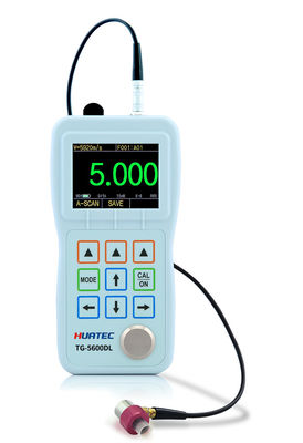 Dấu hình sóng B Scan Color Screen Wall Ultrasonic Thickness Gauge Một và hai yếu tố