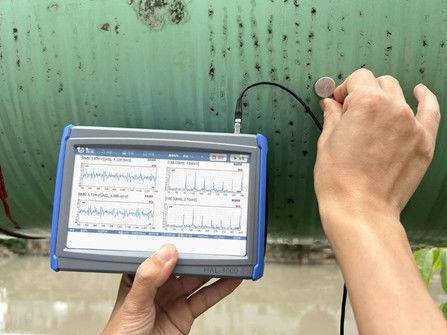 FFT Spectrum RMS ASL Máy phát hiện rò rỉ van phát ra sóng âm thanh hai kênh