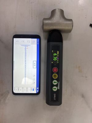Một quét B quét EMAT Air Coupling siêu âm Thickness Gauge với bề mặt nhiệt độ cao