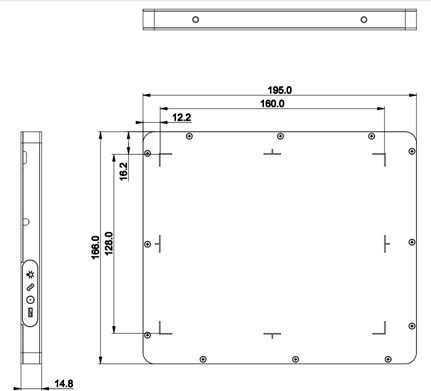 Bộ cảm biến silicon vô hình Bộ cảm biến bảng phẳng Đèn nhẹ thích hợp cho phát hiện năng lượng cao 15MV