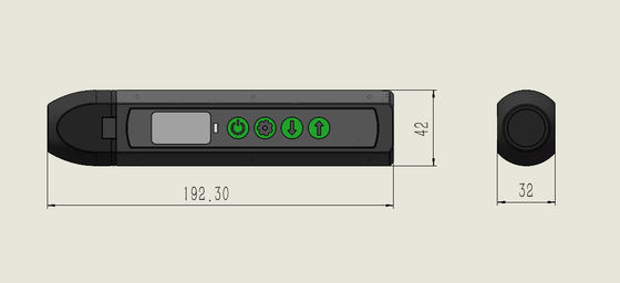 RS485 Ethernet Không tiếp xúc không ghép nối Single echo Dual echo EMAT Đường đo độ dày siêu âm TG-14D