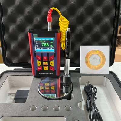 Màu Lcd có thể sạc lại Pin Máy đo độ cứng di động Vật liệu tùy chỉnh cho kim loại